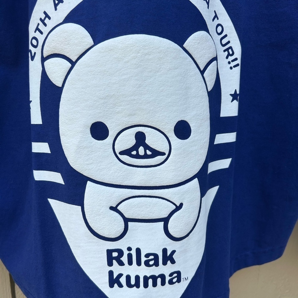 NWT Rilakkuma San-X Original 20th Anniversary USA Tour Limited Spirit Jersey - Picture 4 of 4